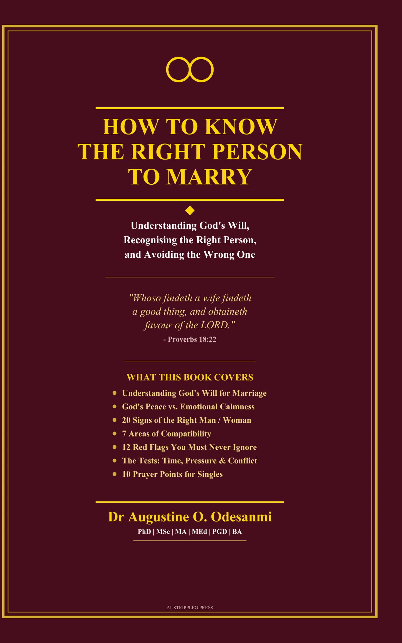 How to Know the Right Person to Marry