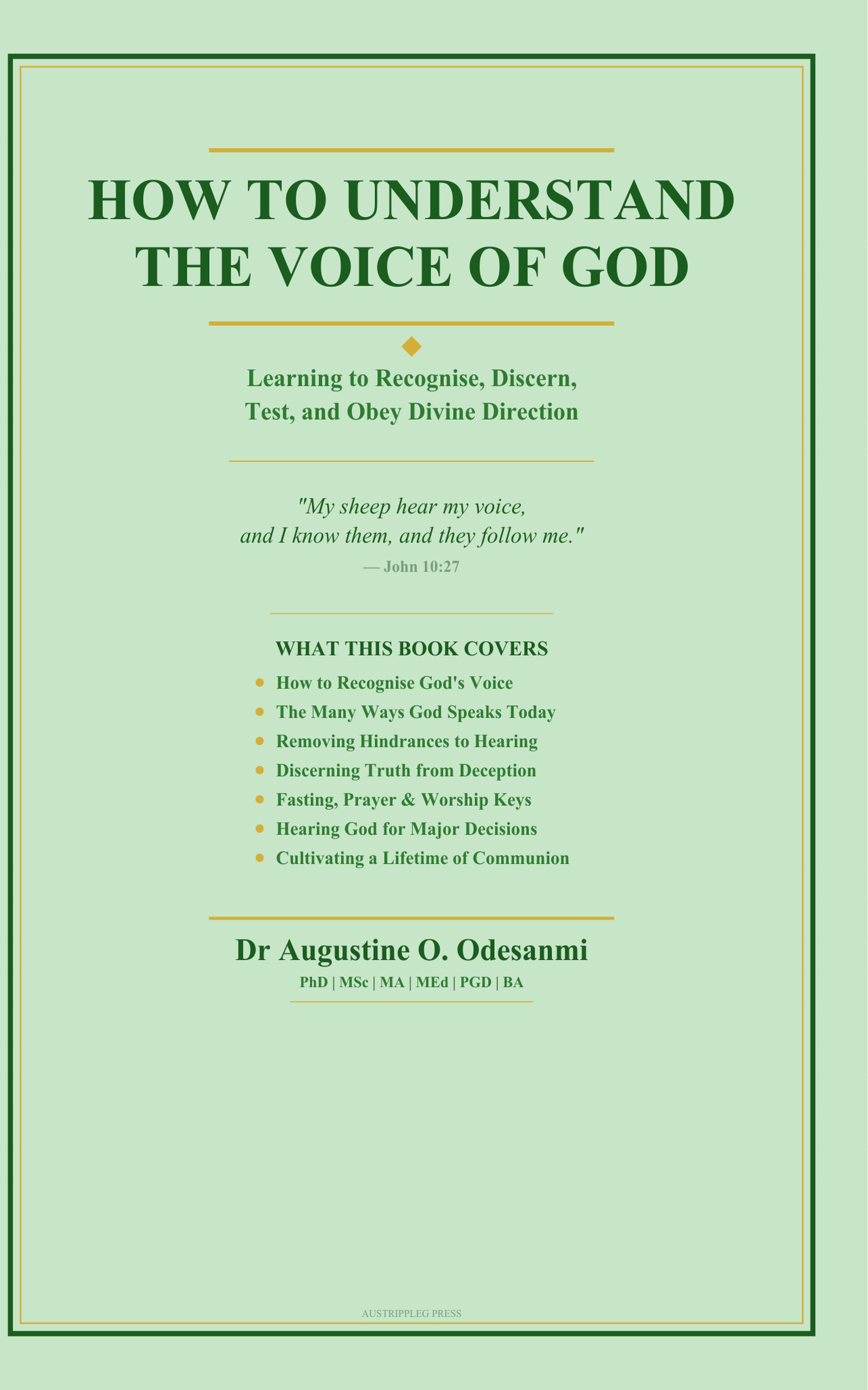How to Understand the Voice of God